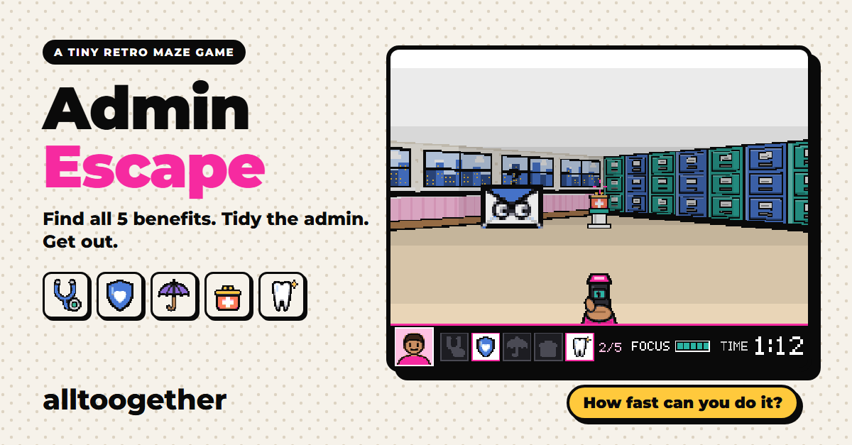 Screenshot of Admin Escape