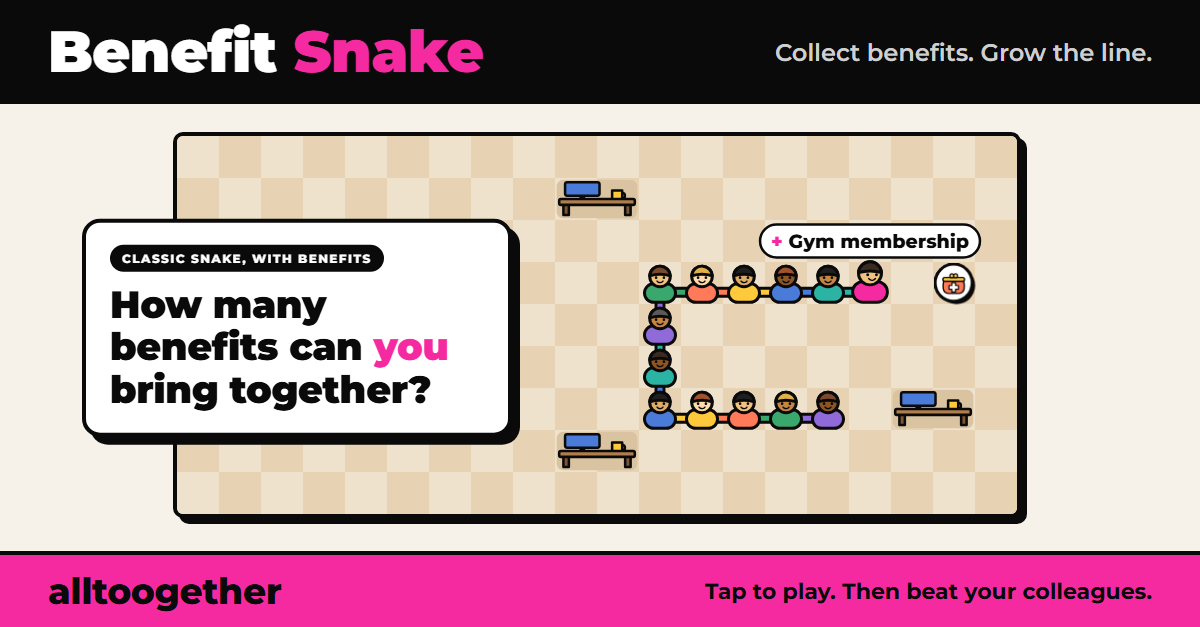 Screenshot of Benefit Snake