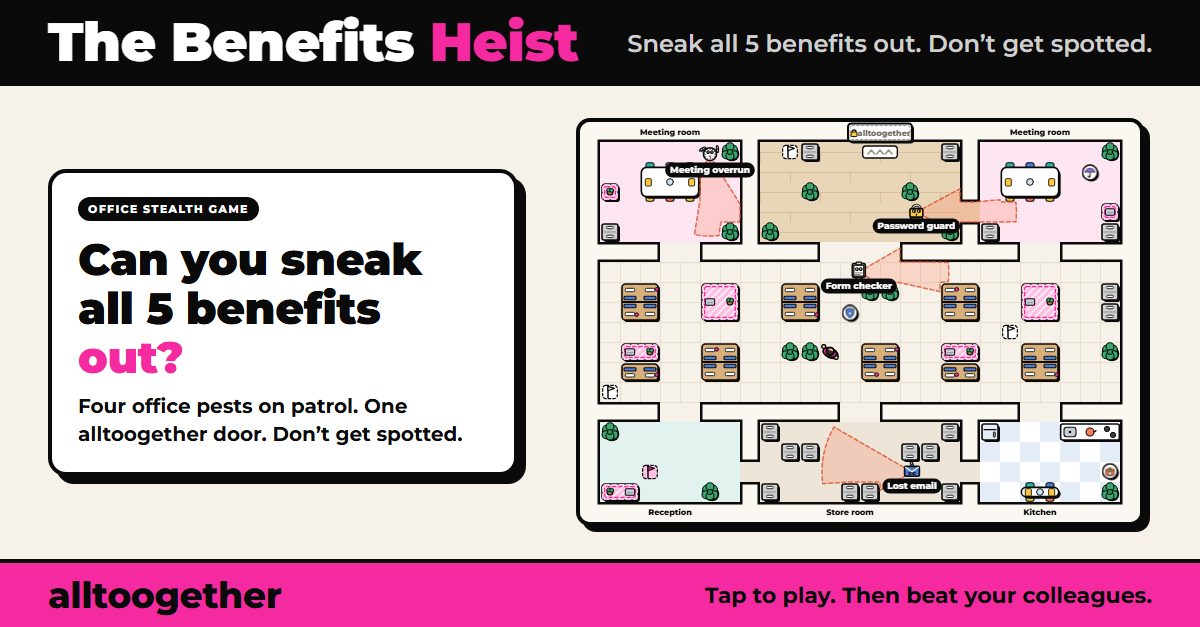 Screenshot of The Benefits Heist