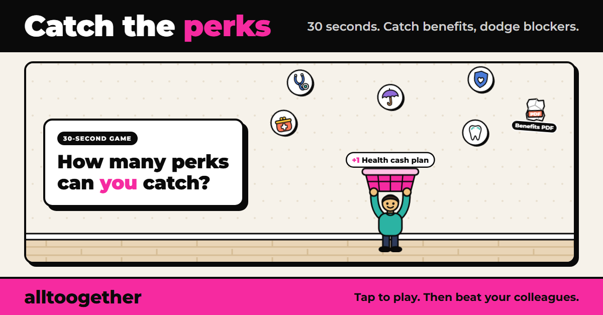 Screenshot of Catch the perks